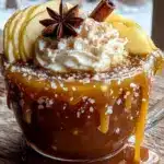 cozy slow cooker caramel apple cider - featured image