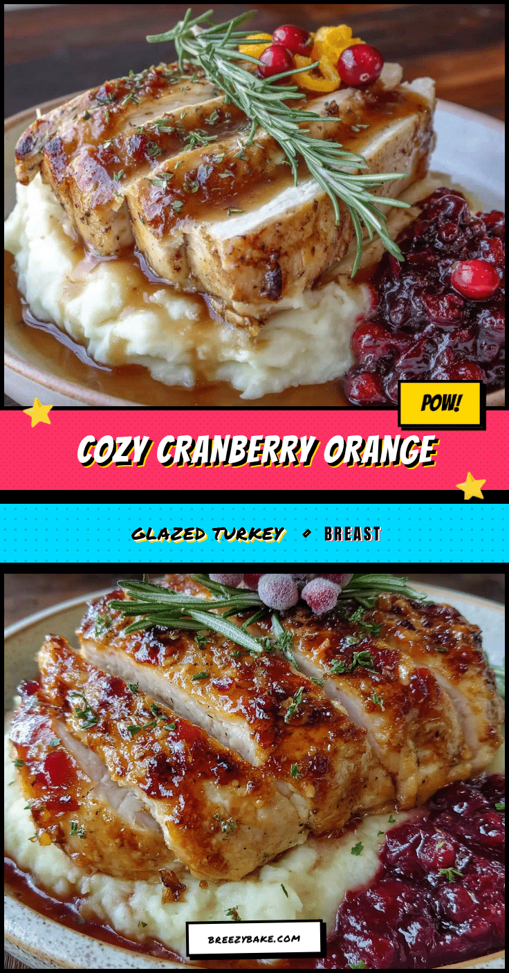 cranberry orange glazed turkey breast recipe