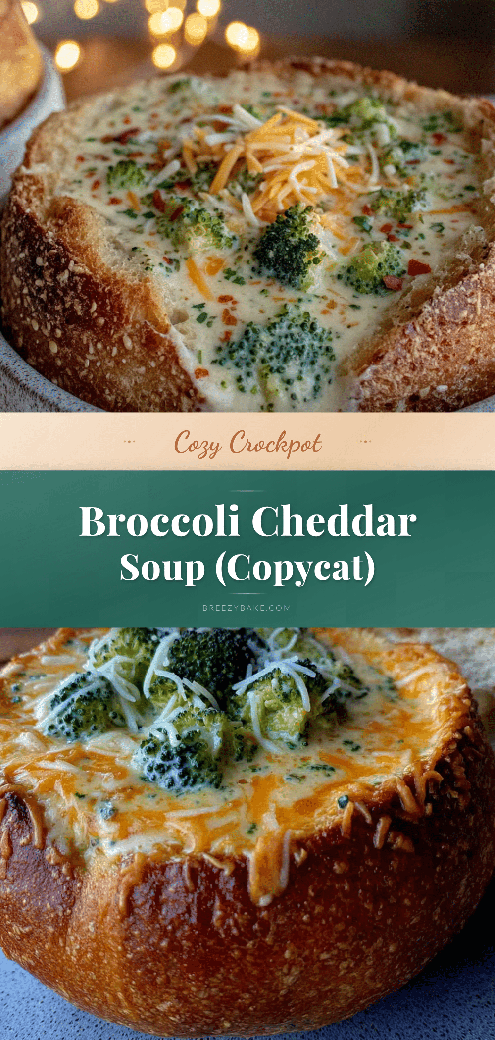 crockpot broccoli cheddar soup recipe