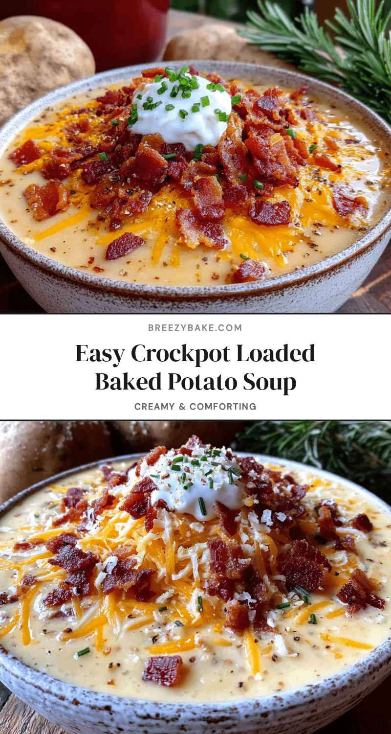 crockpot loaded baked potato soup recipe