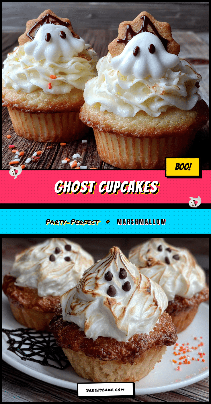 ghost cupcakes marshmallow frosting recipe
