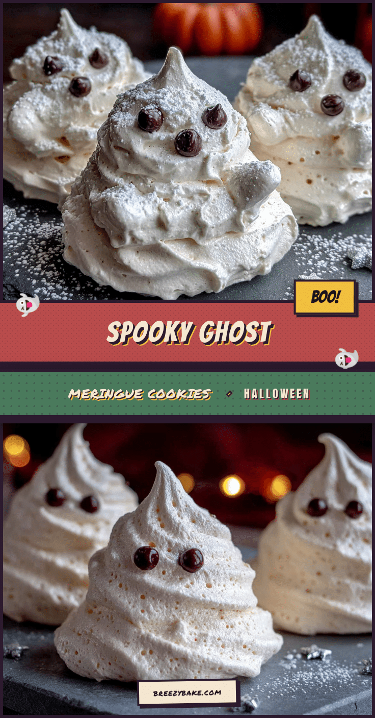 ghost-shaped meringue cookies recipe