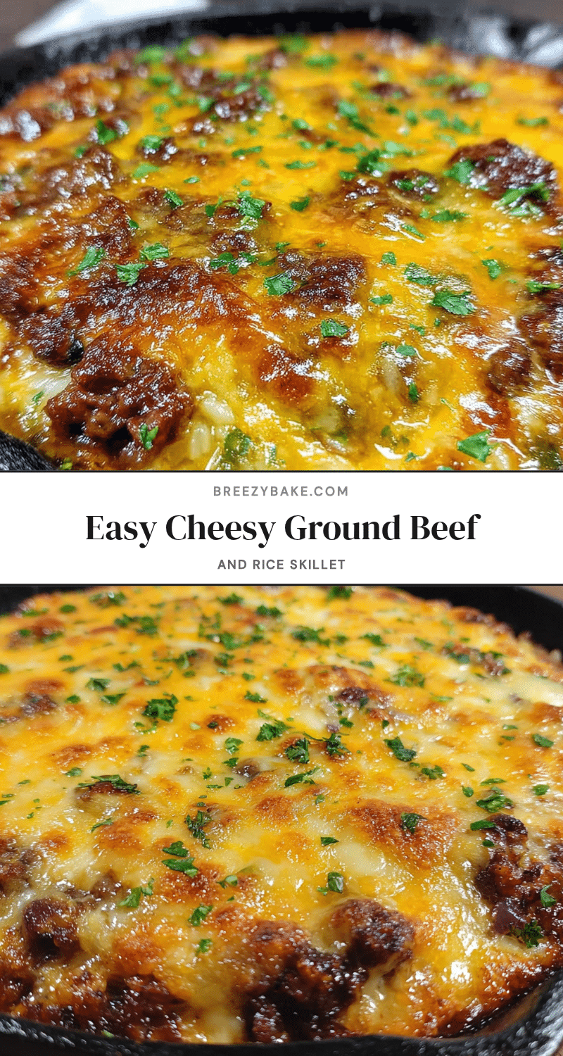 ground beef and rice skillet recipe