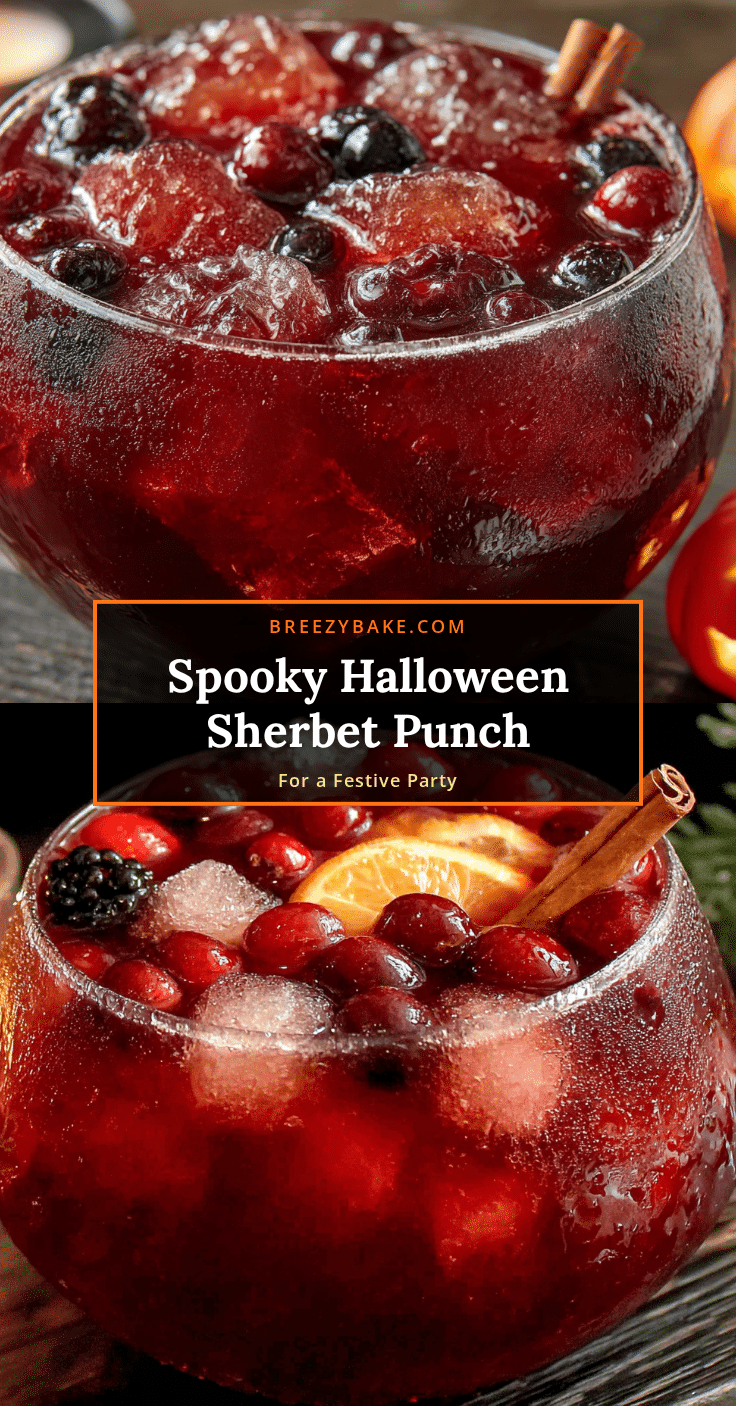 halloween sherbet punch recipe