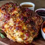 herb butter roasted turkey - featured image