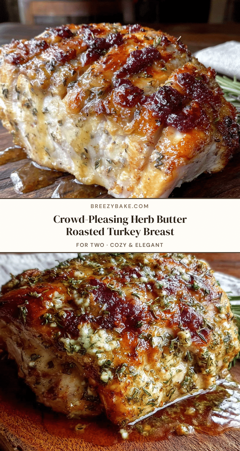 herb butter roasted turkey breast for two recipe
