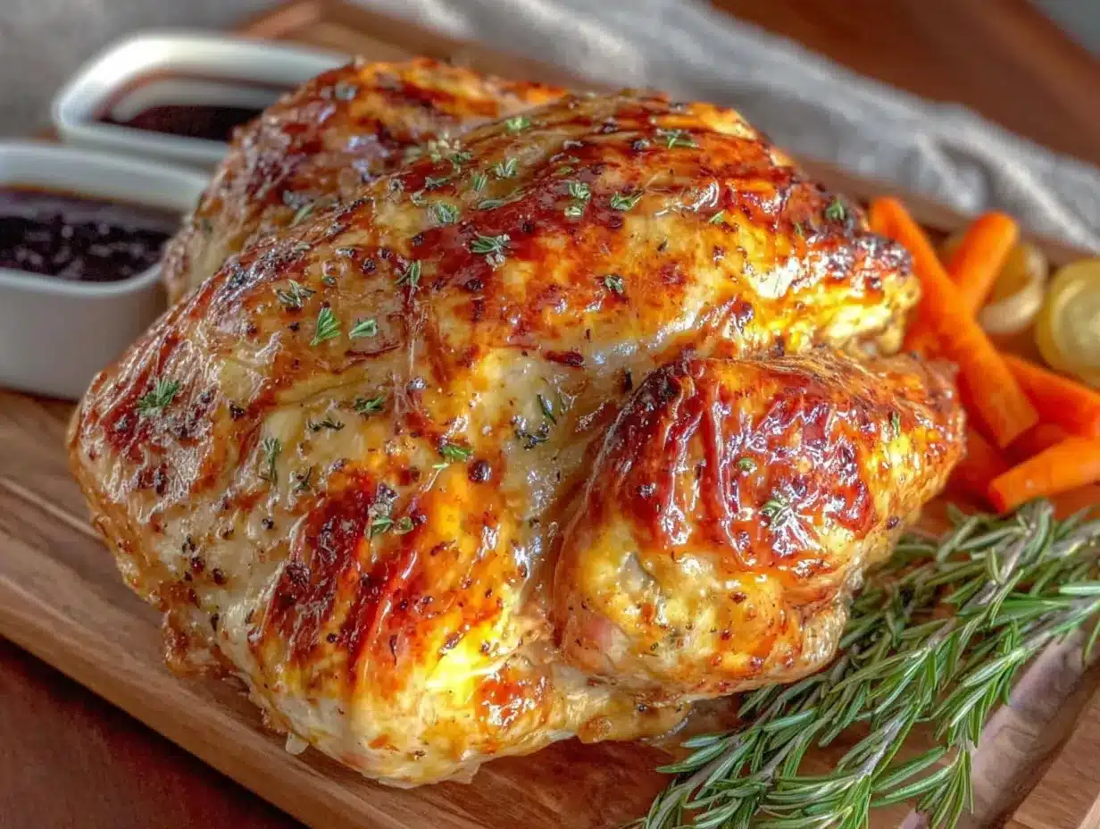herb butter roasted turkey preparation steps
