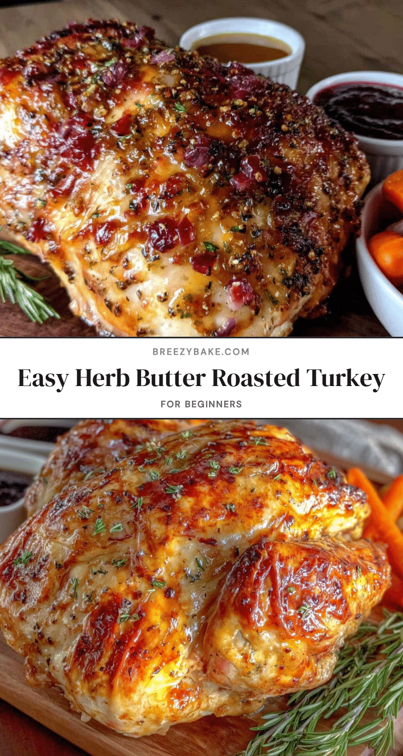 herb butter roasted turkey recipe