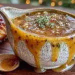 homemade turkey gravy - featured image