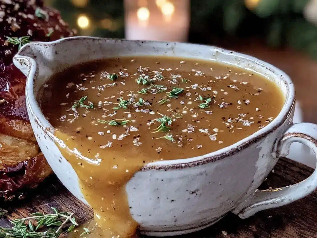 homemade turkey gravy preparation steps