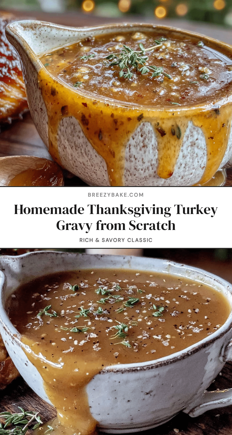 homemade turkey gravy recipe