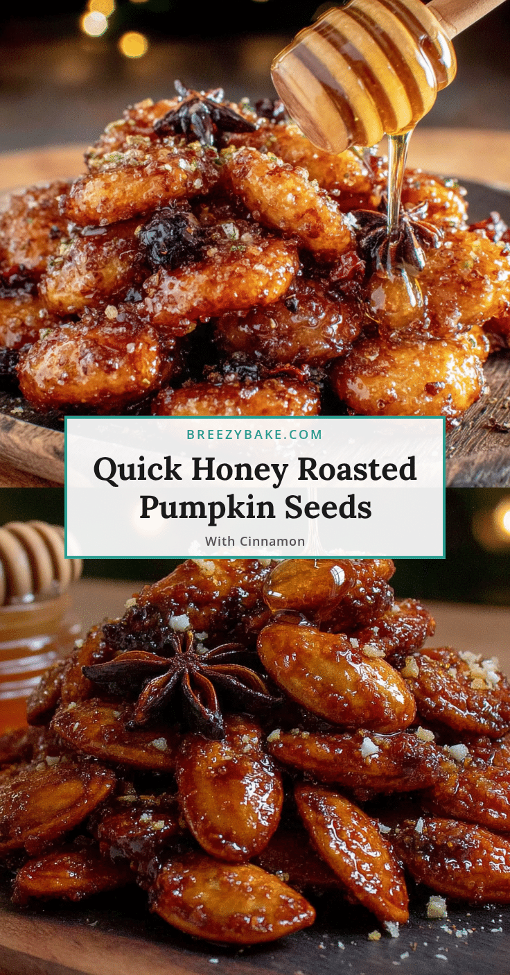 honey roasted pumpkin seeds recipe