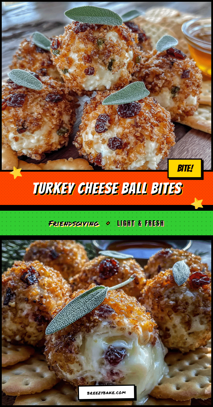 light turkey cheese ball bites recipe