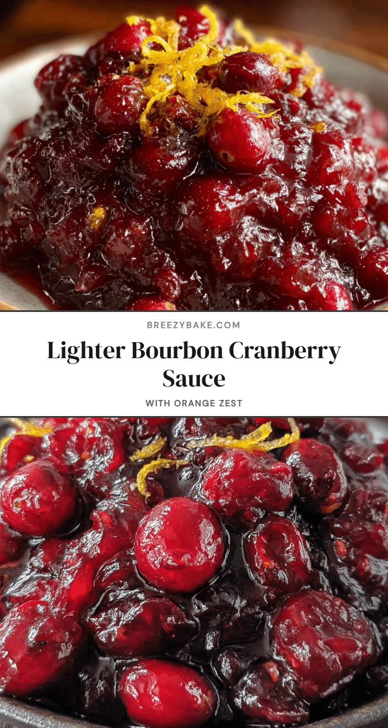 lighter bourbon cranberry sauce recipe