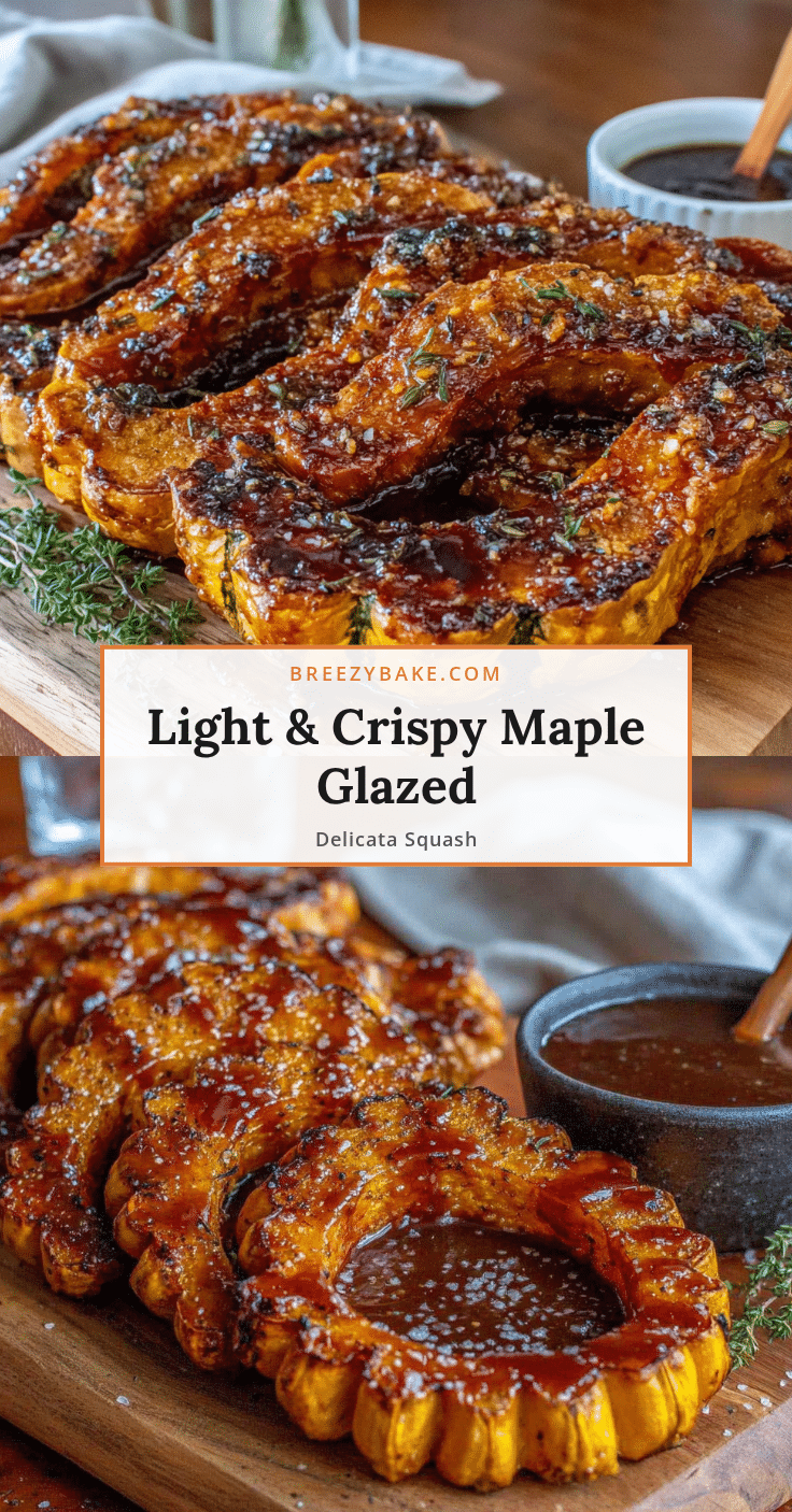 maple glazed delicata squash recipe