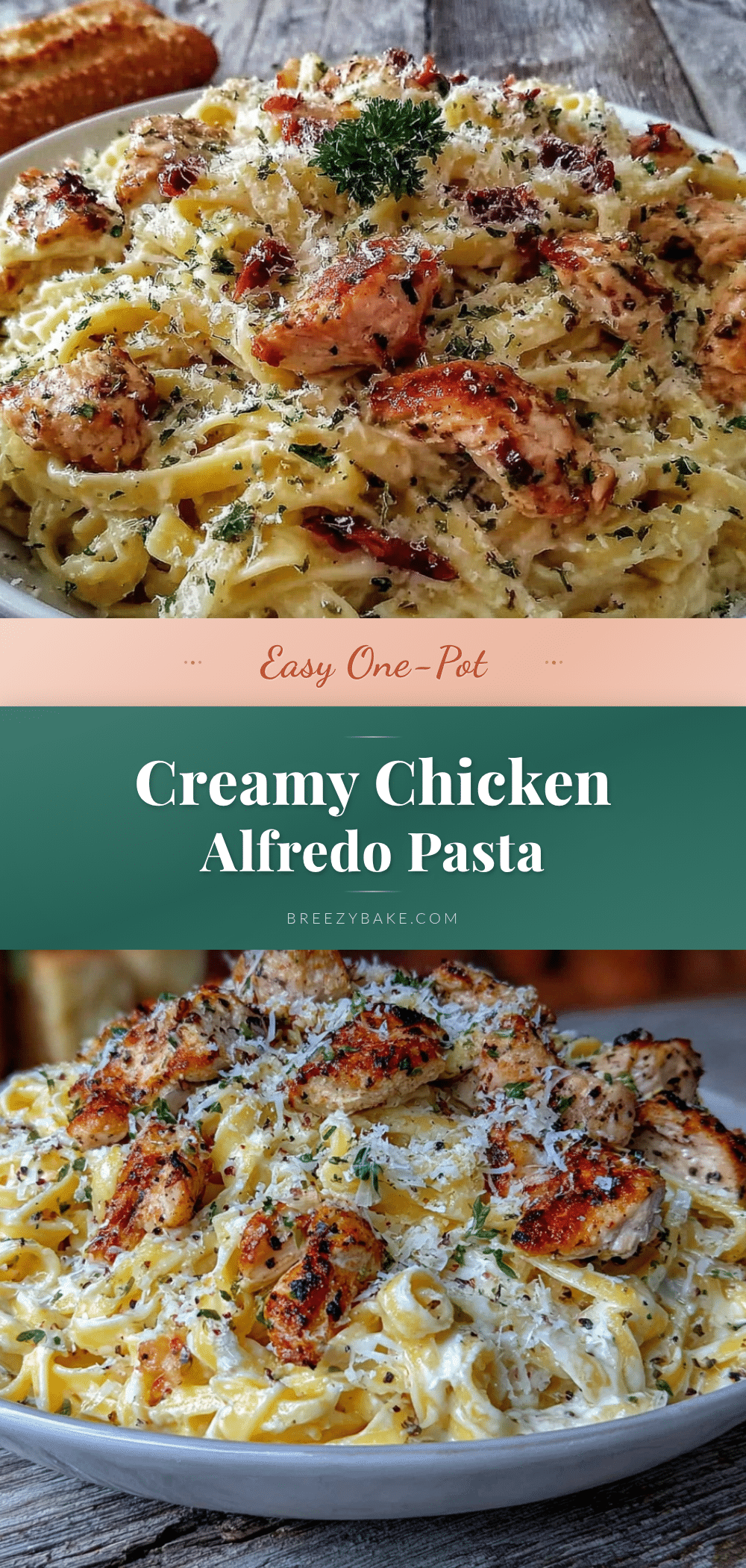 one pot creamy chicken alfredo recipe