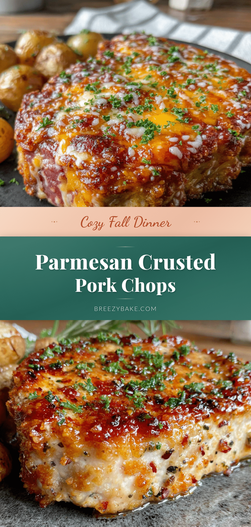 parmesan crusted pork chops recipe