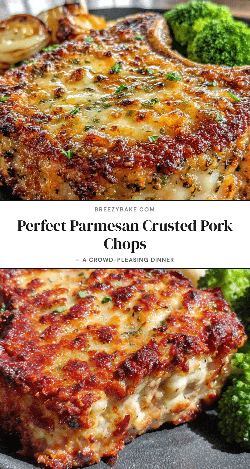 Parmesan crusted pork chops recipe