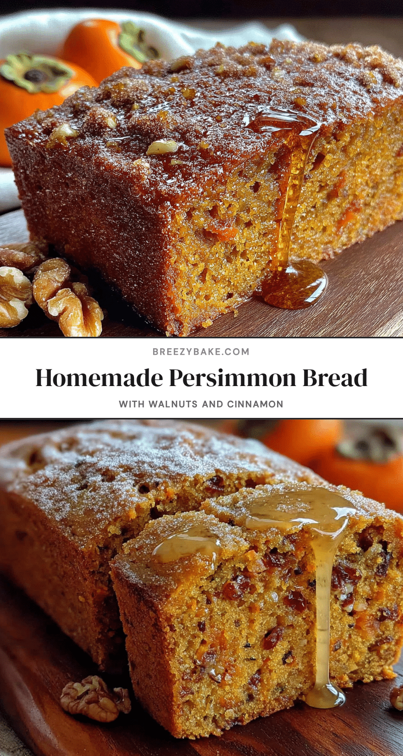 persimmon bread with walnuts recipe