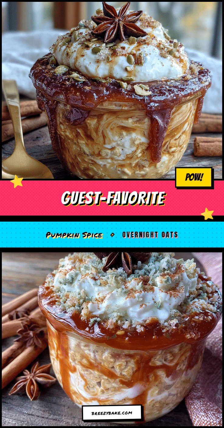 pumpkin spice overnight oats recipe