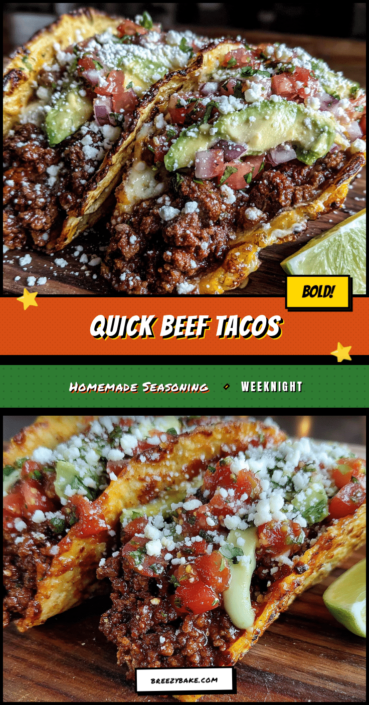 quick beef tacos recipe