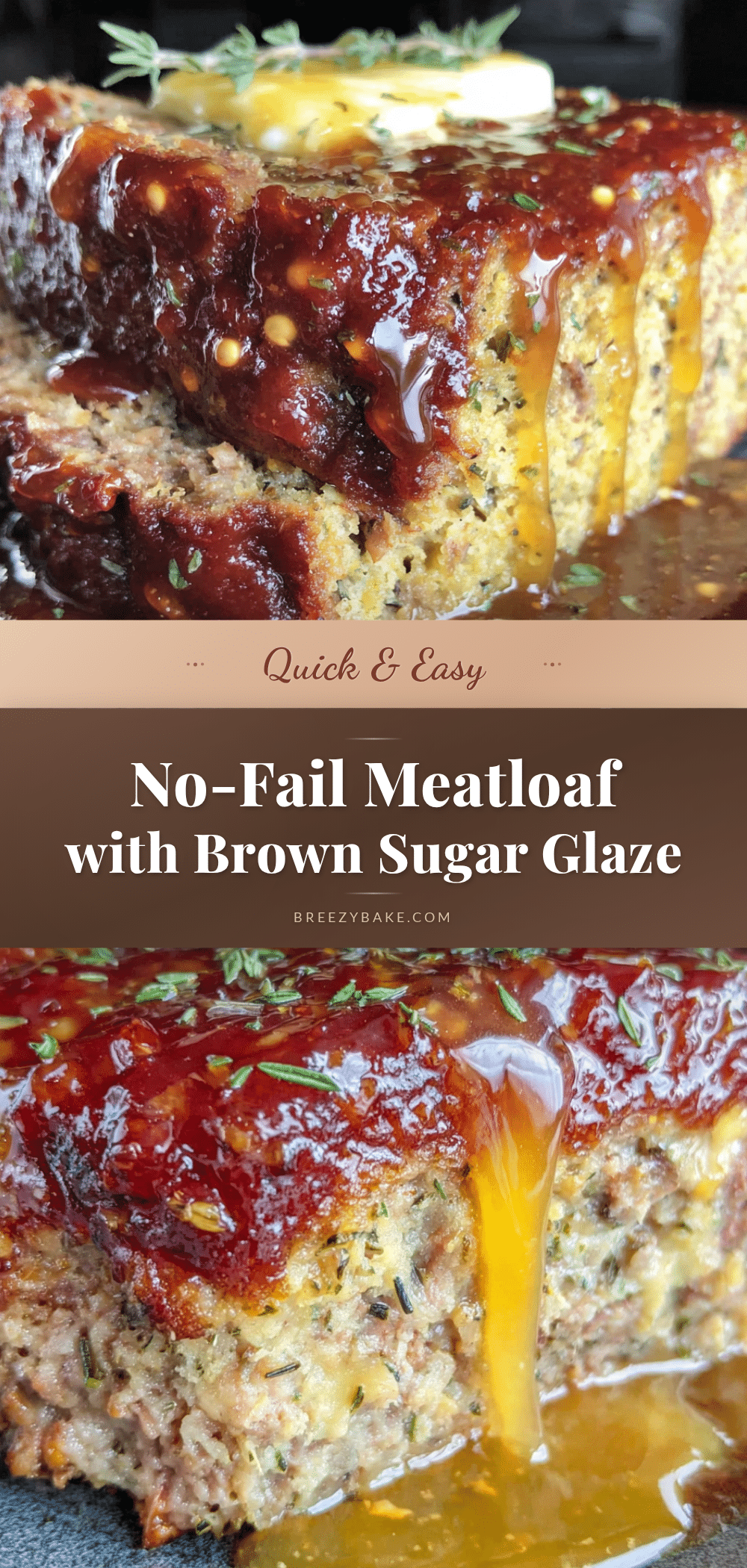 quick no-fail meatloaf with brown sugar glaze recipe