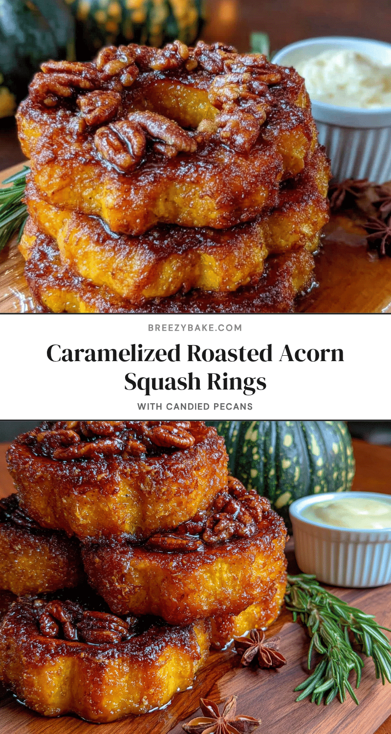 roasted acorn squash rings recipe