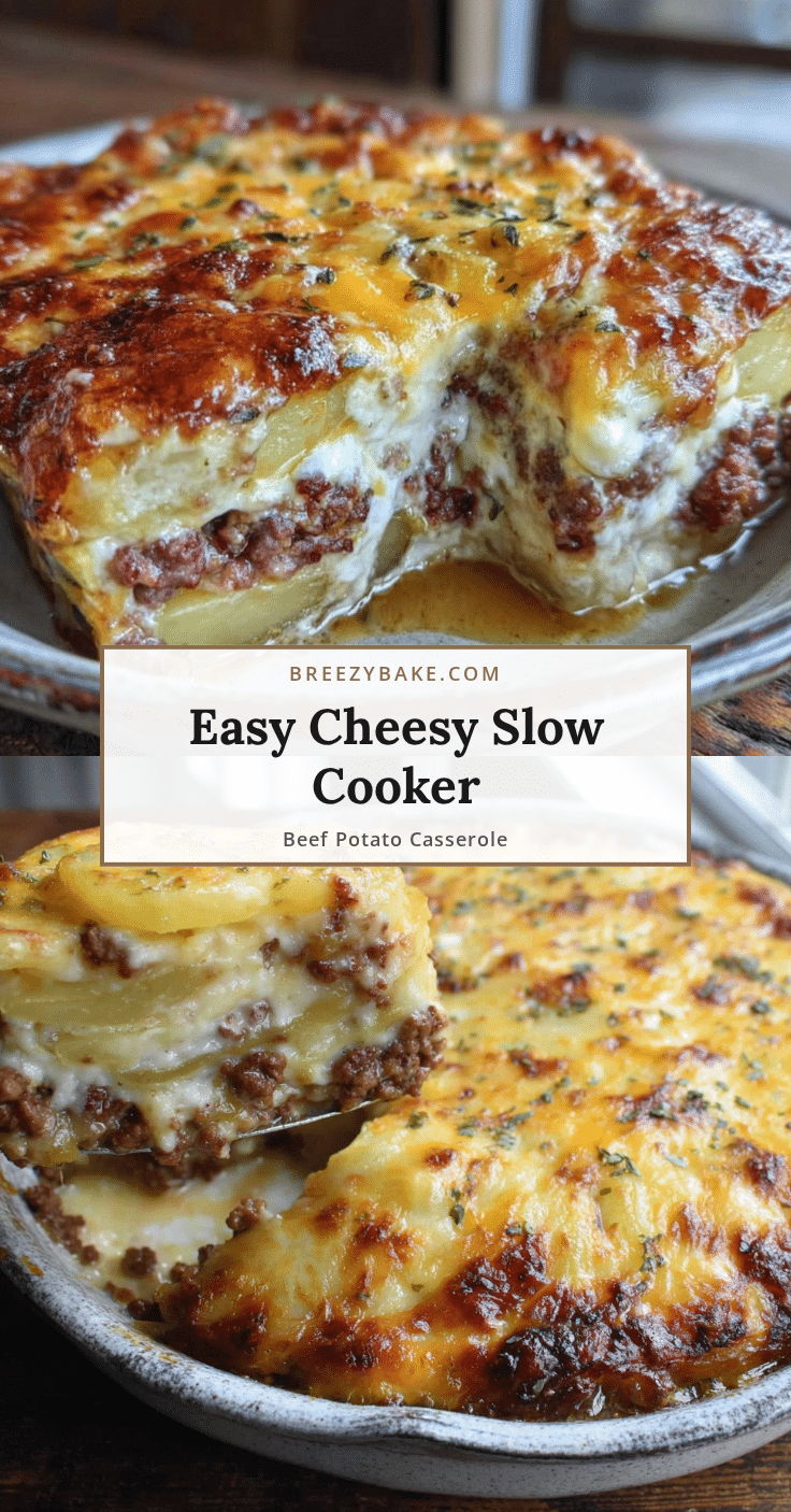 slow cooker beef potato casserole recipe