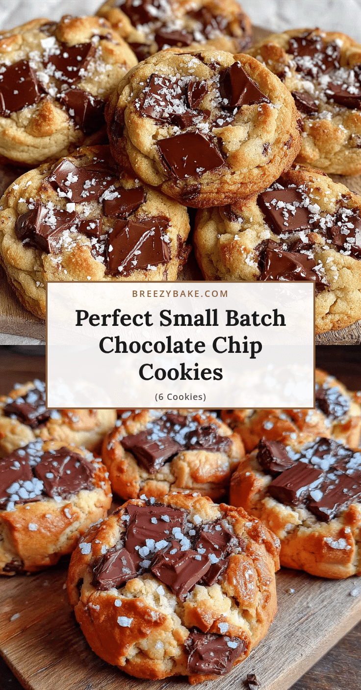 small batch chocolate chip cookies recipe