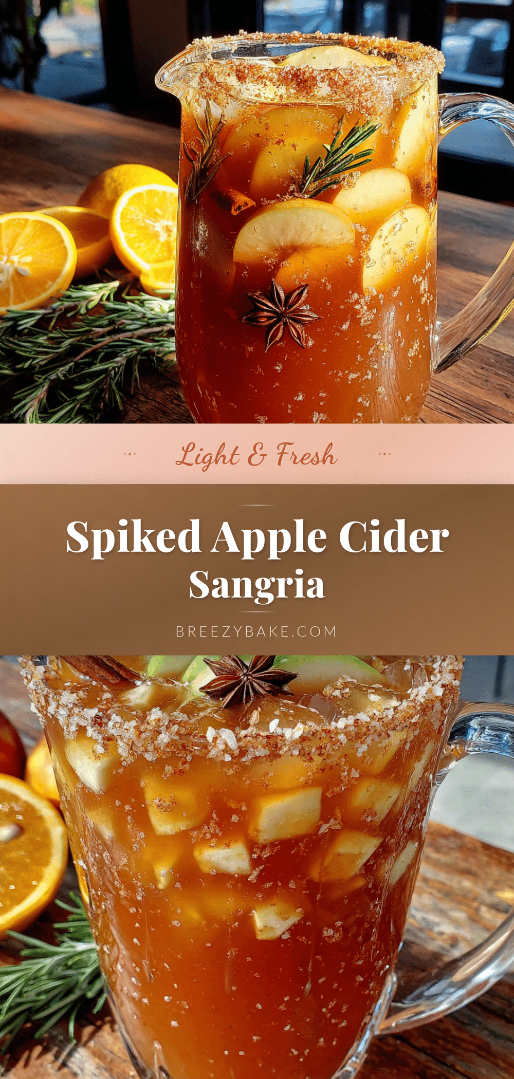 spiked apple cider sangria recipe