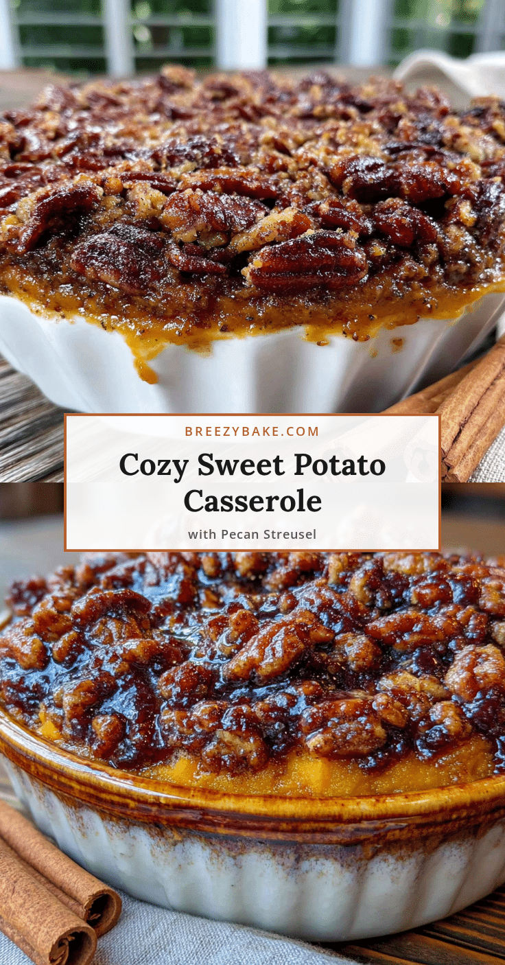 sweet potato casserole with pecan streusel recipe
