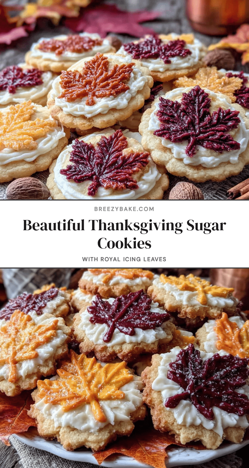 Thanksgiving Sugar Cookies with Royal Icing recipe