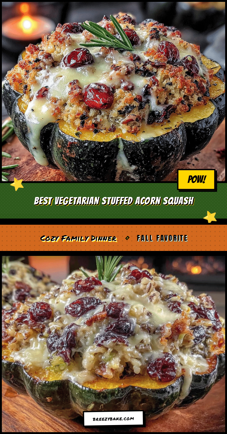 vegetarian stuffed acorn squash recipe