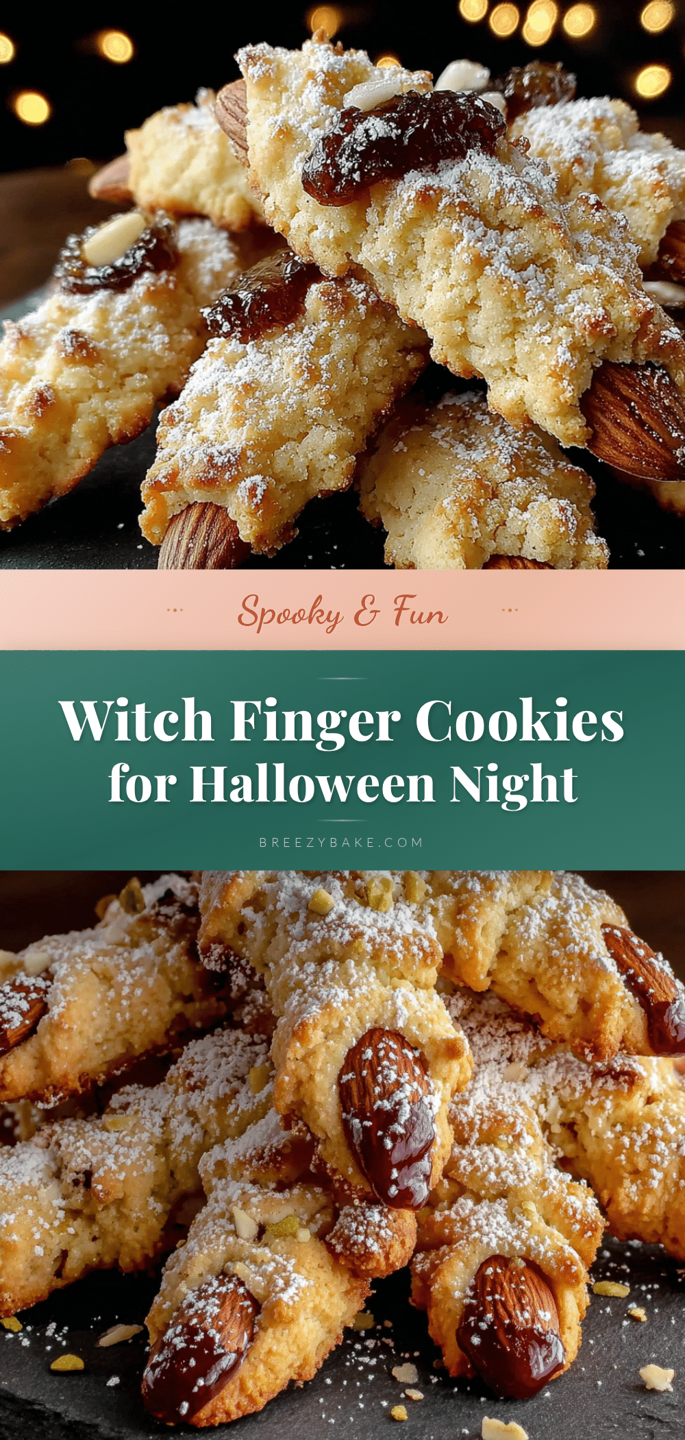 witch finger cookies recipe