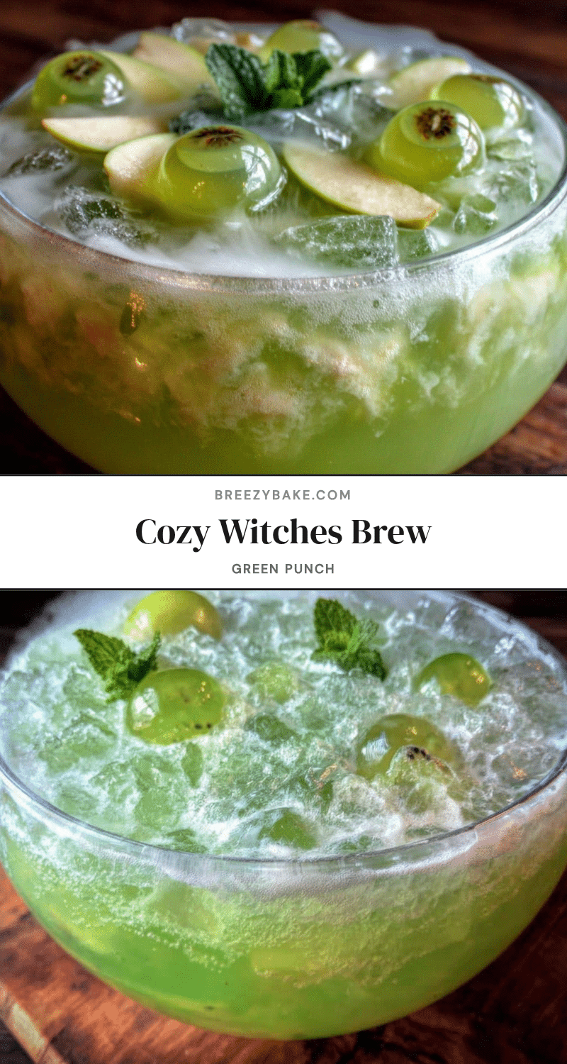 witches brew green punch recipe