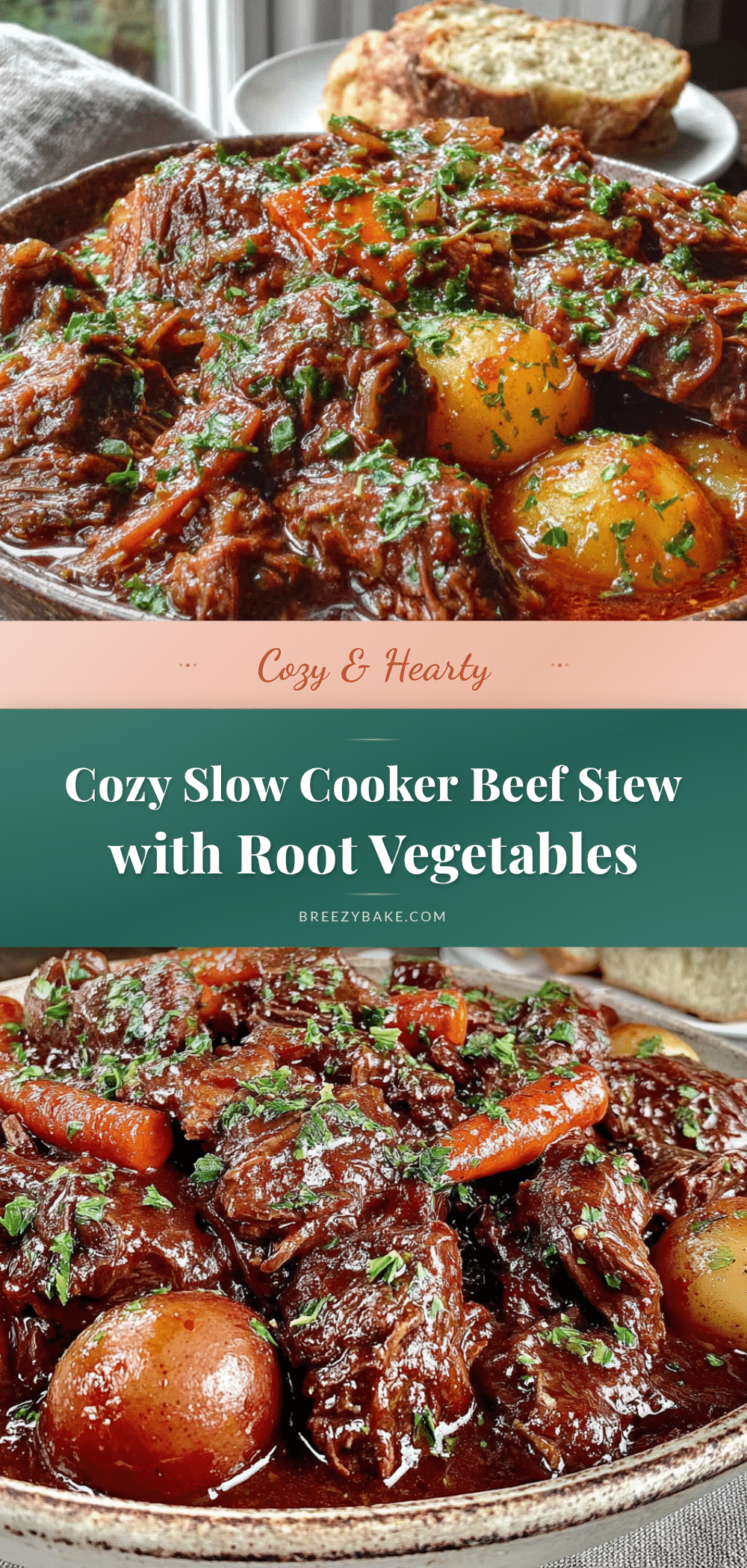 cozy slow cooker beef stew with root vegetables recipe