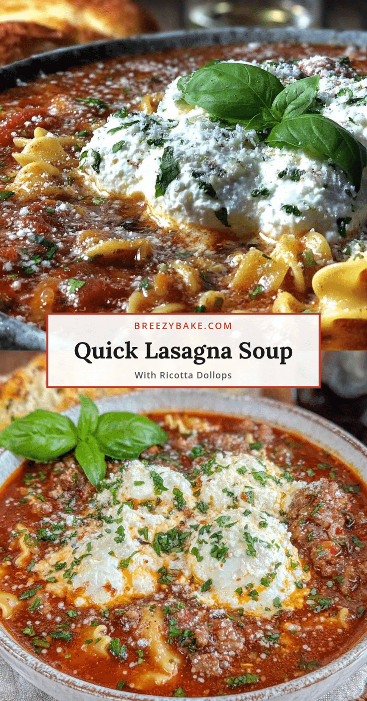 lasagna soup recipe